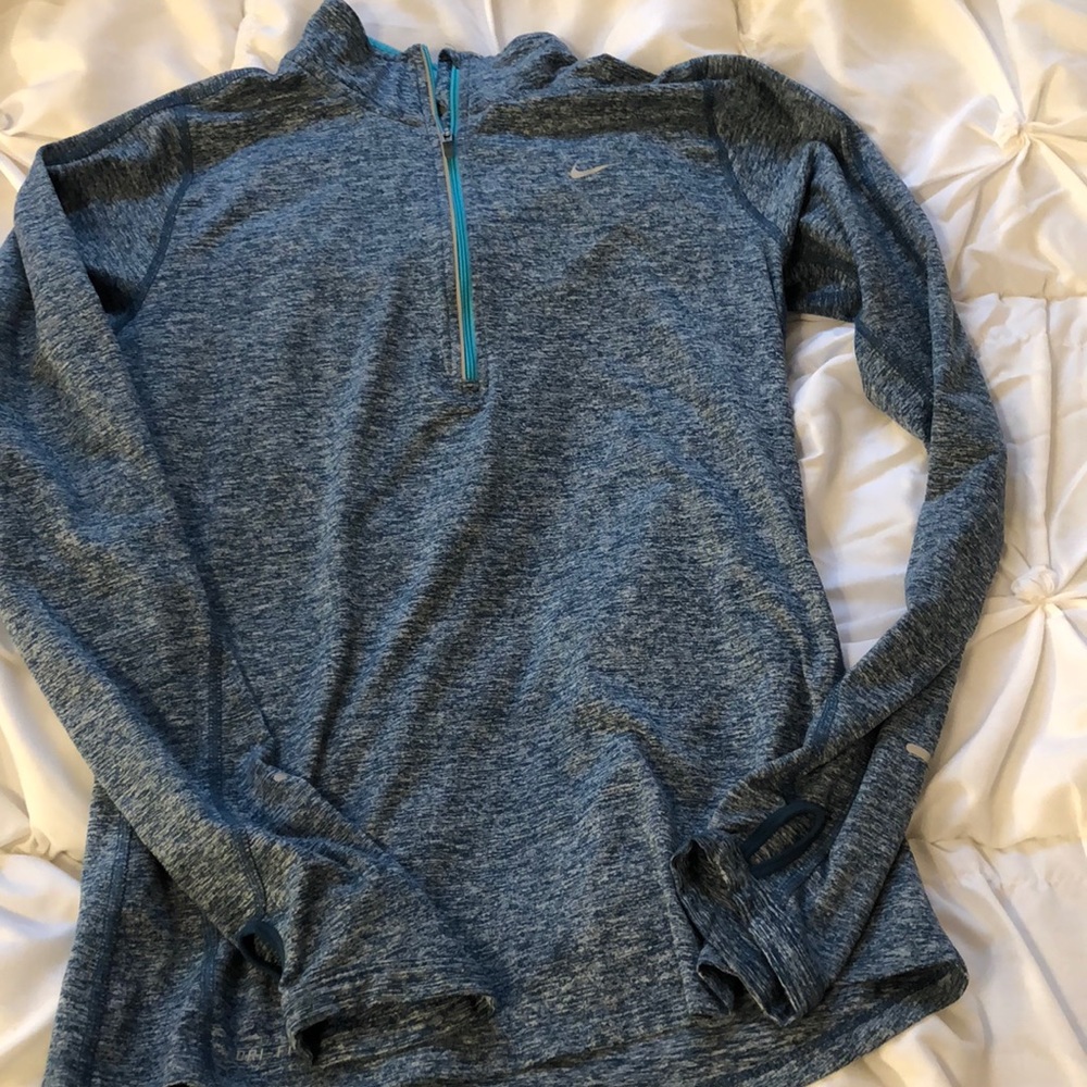 nike dri-fit element running zip up hoodie